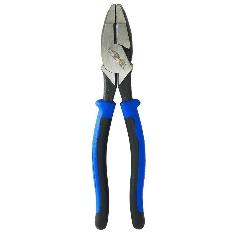 Klein Tools 9 in. Journeyman Heavy Duty Side Cutting Pliers for Fish Tape Pulling - J2000-9NETP