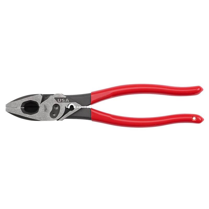 Milwaukee Linesman Plier with Crimper with 8 in. Long Nose Plier and 6 in. Diagonal Plier - MT500C-MT506-MT505