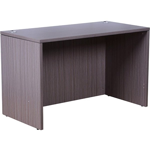 Boss Desk Shell Desk Shell 48" x 24", Driftwood, Driftwood - N104-DW