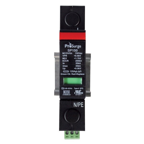 Asi 120V AC DIN Rail Mounted Surge Protection Device - ASISP150-1P