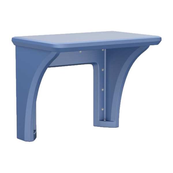Cortech Wall-Mount Desk, 24 in D X 29 in H, 36 in W X Blue - 7605MB