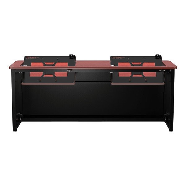 Versadesk Computer Desk, 24 in D X 29 in H, 72 in W X - RSD7224-BC