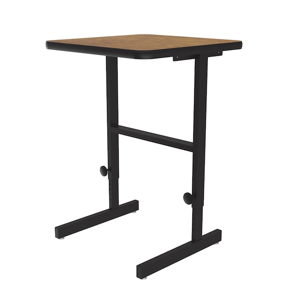 Correll Workstation Desk Standing Height Workstation, 24" D X 34" to 42" H, 20" W X High Pressure Laminate - CST2024-06