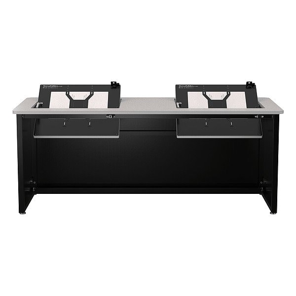 Versadesk Computer Desk, 30 in D X 29 in H, 60 in W X - RSD6030-BG