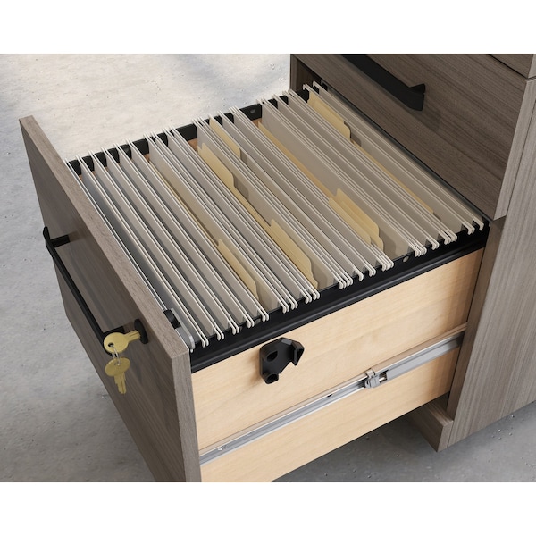Officeworks By Sauder 29.016 in D X 29.291 in H, 105.984 in W X Engineered wood - 431515