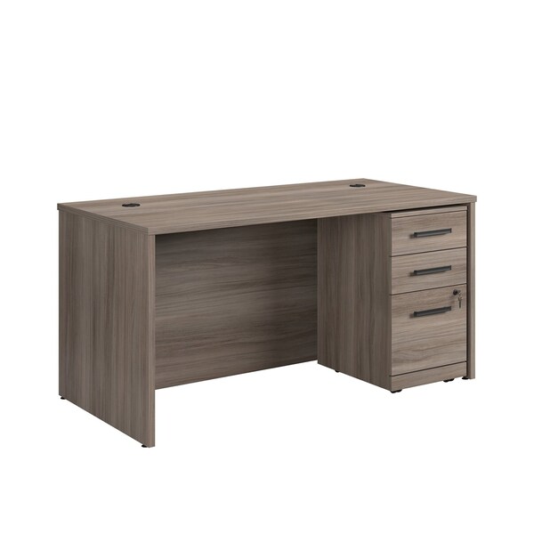Officeworks By Sauder Affirm 60x30 in. D & 3 Drwr Ped He Ste A2 - 431818