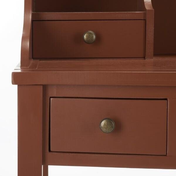 Safavieh Landon Writing Desk- Henna Brown - 40.5 x 19.1 x 36.2 in. - AMH6516G