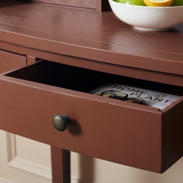Safavieh Landon Writing Desk- Henna Brown - 40.5 x 19.1 x 36.2 in. - AMH6516G