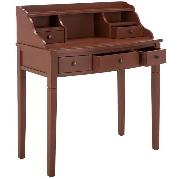 Safavieh Landon Writing Desk- Henna Brown - 40.5 x 19.1 x 36.2 in. - AMH6516G