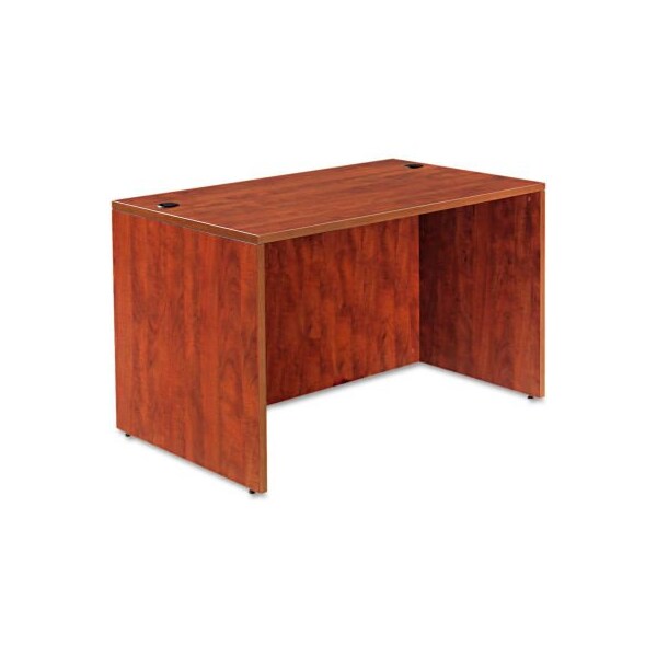 Alera Alera Desk Shell with Straight Front - 47-1/4 x 29-1/2 x 29-1/2 - Med Cherry - Valencia Series - ALEVA214830MC