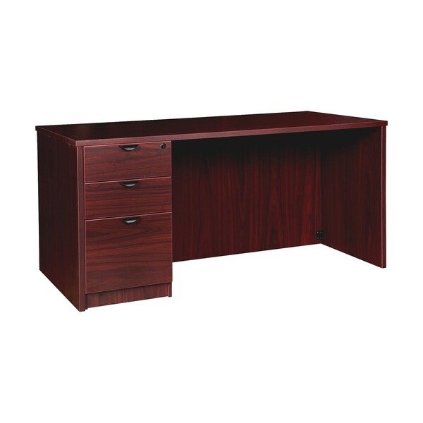 Lorell DESK, SGL, FULL, PED, 30X60, MY - LLRPD3060LSPMY