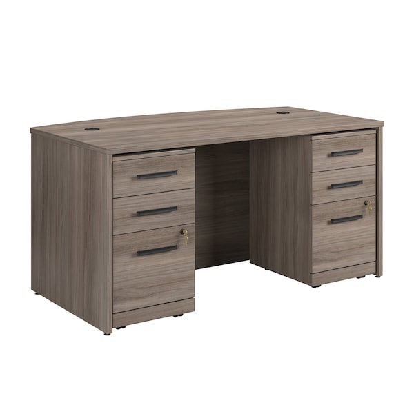 Officeworks By Sauder Affirm 60 in. Bow, 23 Drwr Ped He Ste A3 - 431827
