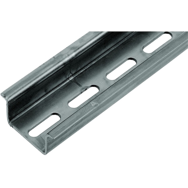 Conta-Clip TS35x15/SL/2m, 35x15mm Slotted Steel DIN Rail - 2095