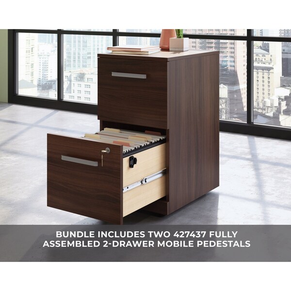 Officeworks By Sauder 35.394 in D X 29.291 in H, 71.102 in W X Engineered wood - 431534