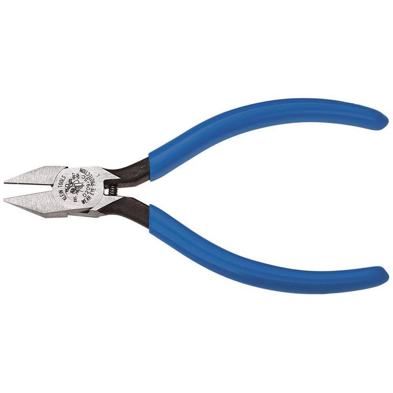 Klein Tools 5 in. Midget Diagonal Cutting Pliers with Pointed Nose - D209-5C