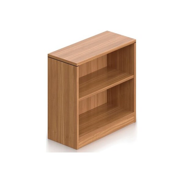 Gec Offices To Go 1 Shelf Bookcase in Walnut - Executive Modular Furniture - SL30BC-AWL
