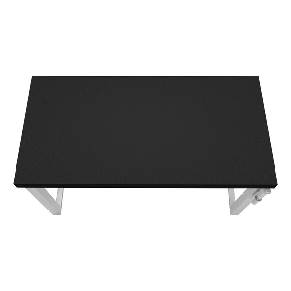 Monarch Specialties Computer Desk, Home Office, Standing, Adjustable, 48"L, Work, Laptop, Metal, Laminate, Black, Grey - I 7684