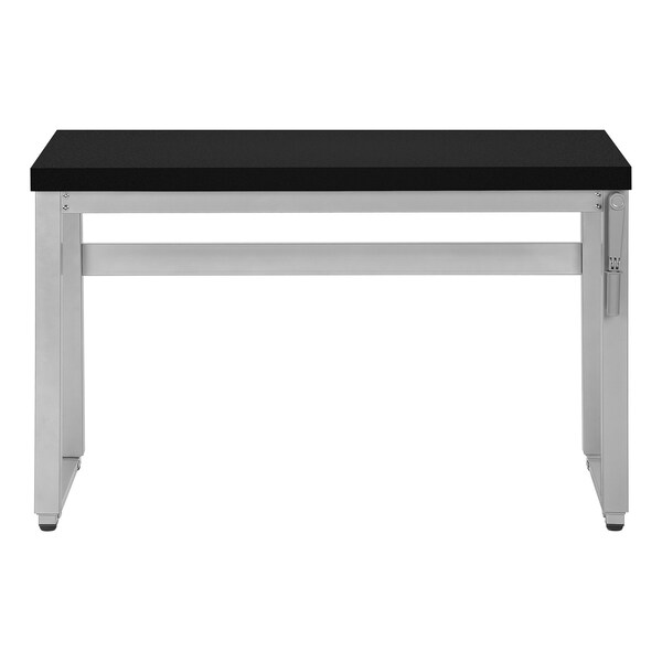Monarch Specialties Computer Desk, Home Office, Standing, Adjustable, 48"L, Work, Laptop, Metal, Laminate, Black, Grey - I 7684