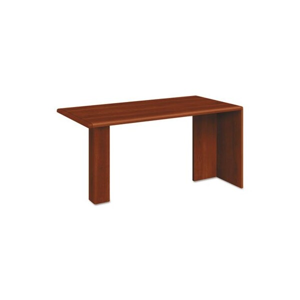 Hon HON, 10700 SERIES PENINSULA WITH END PANEL, WOOD SUPPORT COLUMN, 60W X 30D X 29.5H, COGNAC - 10726CO