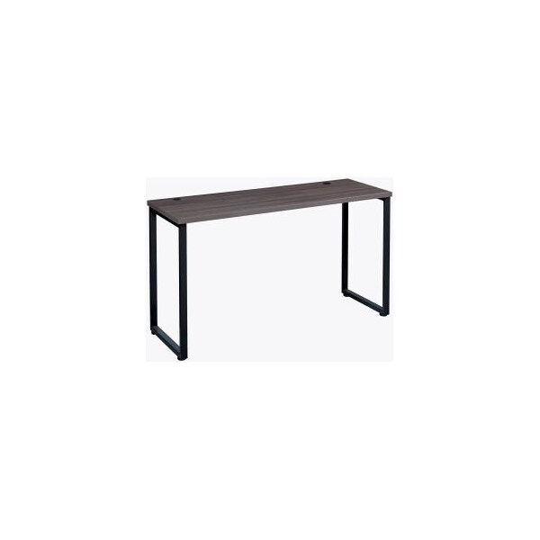 Hirsh Industries Interion Open Plan Standing Height Desk - 72"W x 30"D x 40"H - Charcoal Top with Black Legs - 695605