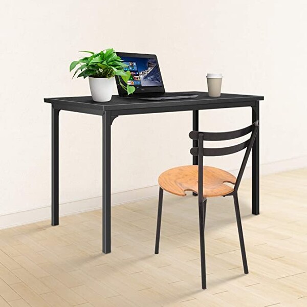 Ipower Simple Deluxe 44X24X30 Inch Desk, Black, 2.56 H, 24.41 W X Aluminum, Black - FNDESK44X24X30B