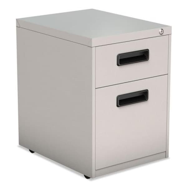 Fine-Line ALE Two-Drawer Metal Pedestal File, Light Gray - FI285628