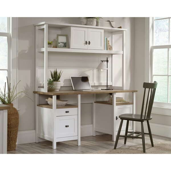 Sauder 23.5 in D X 68.875 in H, 60 in W X Engineered wood - 442784