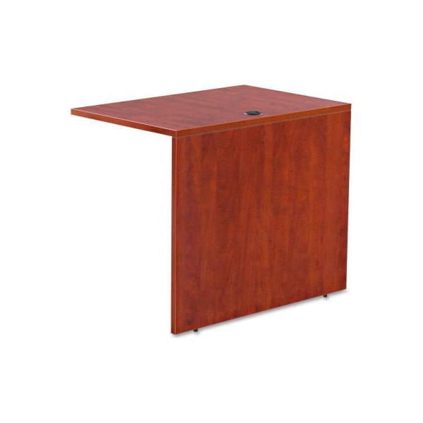 Alera Alera Reversible Return/Bridge - 35"W x 23-5/8"D - Medium Cherry - Valencia Series - ALEVA353624MC
