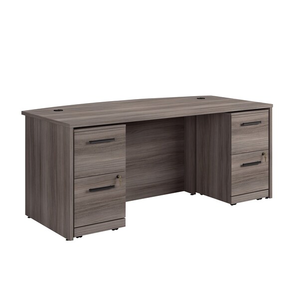 Officeworks By Sauder 35.394 in D X 29.291 in H, 71.102 in W X Engineered wood - 431533