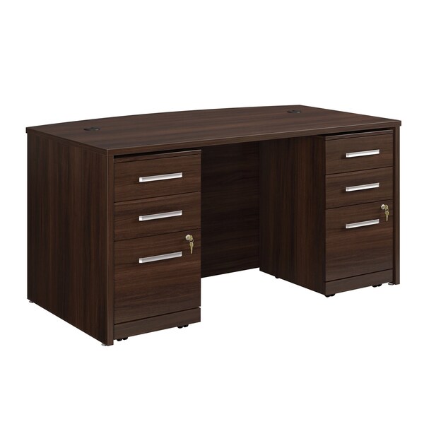 Officeworks By Sauder Affirm 60 in. Bow, 23 Drwr Ped Ne Ste A3 - 431859