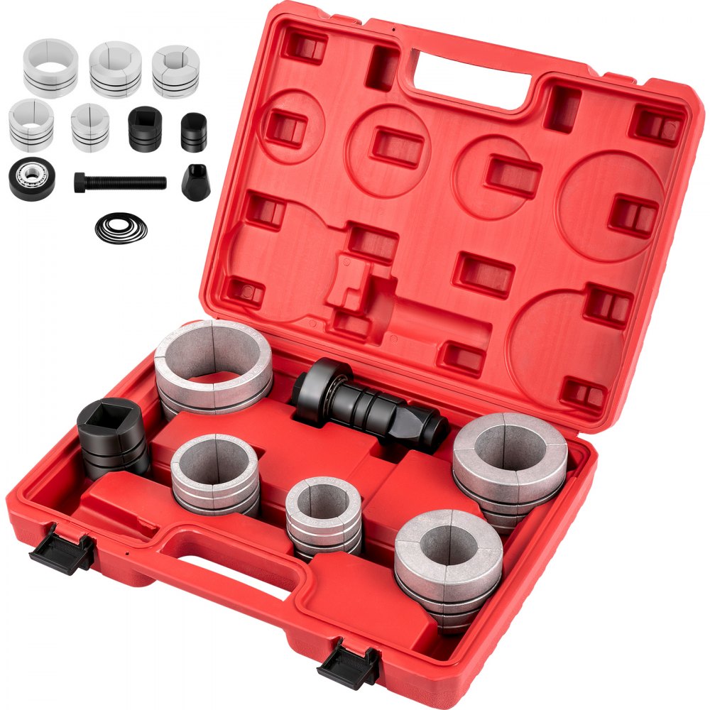 VEVOR Pipe Stretcher Kit, Exhaust Pipe Stretcher Kit 1-5/8" to 4-1/4", Exhaust Pipe Expander Kit for Tail Pipe Tube, Exhaust Pipe Expander Tool w/Storing Case, 7 Pcs Pipe Expander, Exhaust Stretcher - JYLQQCXGJJT876AKDV0