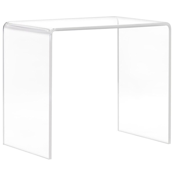Progressive Furniture A La Carte Acrylic Desk/Vanity Small in Clear - A621-71