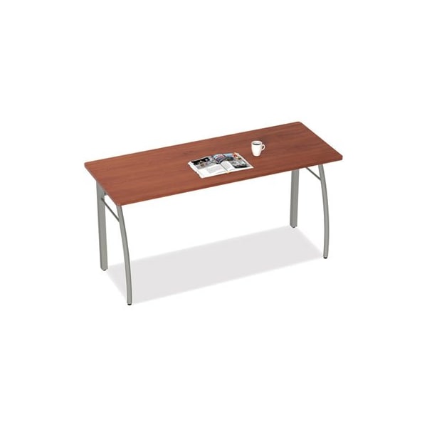 Linea Italia Trento Line Rectangular Desk, 59.13in X 23.63in X 29.5in, Cherry - TR742CH