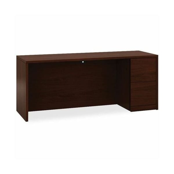 Hon HON 105903RNN, 10500 SERIES FULL-HEIGHT RIGHT PEDESTAL CREDENZA, 72W X 24D X 29.5H, MAHOGANY - HON105903RNN