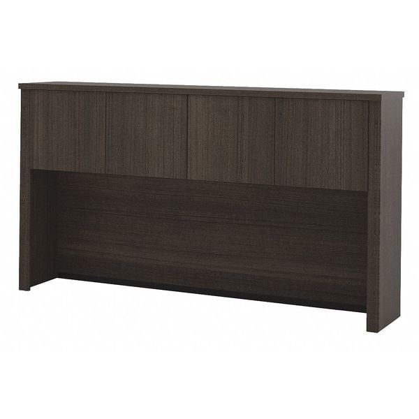 Embassy Credenza Hutch, 66", Credenza, Dark Chocolate, 12.9" D X 36.4" H, 66" W X Dark Chocolate - 60520-2179