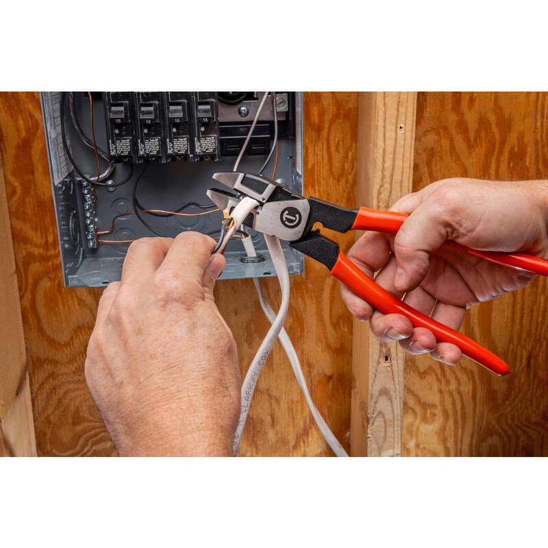 Crescent Z2 9-1/2 in. High Leverage Linesman Pliers with Dipped Grips - Z20509-06