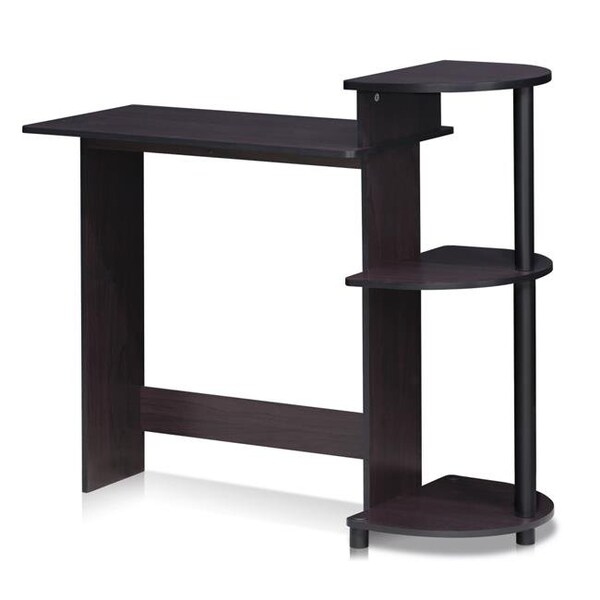 Furinno Furinno 11181DWN Compact Computer Desk; Dark Walnut - 11181DWN