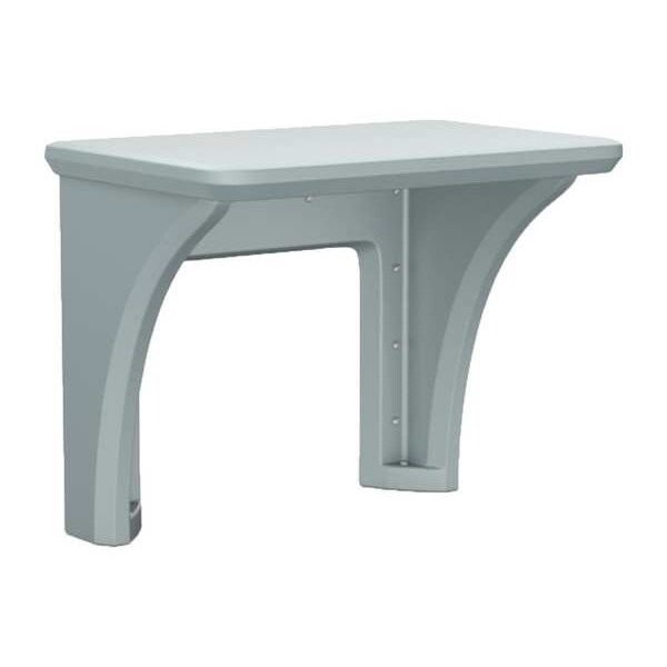 Cortech Wall-Mount Desk, 36 in W 24 in L 29 in H - 7605GY