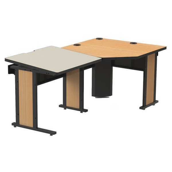 Greene Manufacturing Drafting Station Drafting Station, Corner 42"x42", 30"x30"D, 42" D X 29-1/4" H, 72" W X - PC-410L-72-L & R