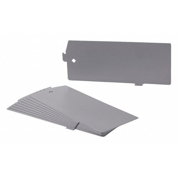 Lorell Lateral File Divider KitBlack, PK10, Black, Letter/Legal - LLR60564