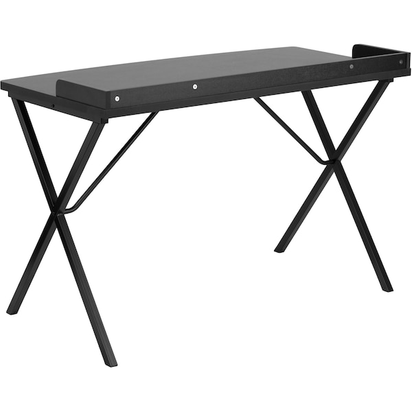 Flash Furniture Computer Desk Computer Desk, Black, 23-5/8" D X 31-1/2" H, 47-1/4" W X Laminate, Black - NAN-2140-BK-GG