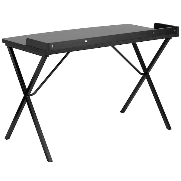 Flash Furniture Computer Desk Computer Desk, Black, 23-5/8" D X 31-1/2" H, 47-1/4" W X Laminate, Black - NAN-2140-BK-GG
