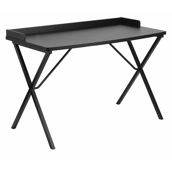 Flash Furniture Computer Desk Computer Desk, Black, 23-5/8" D X 31-1/2" H, 47-1/4" W X Laminate, Black - NAN-2140-BK-GG