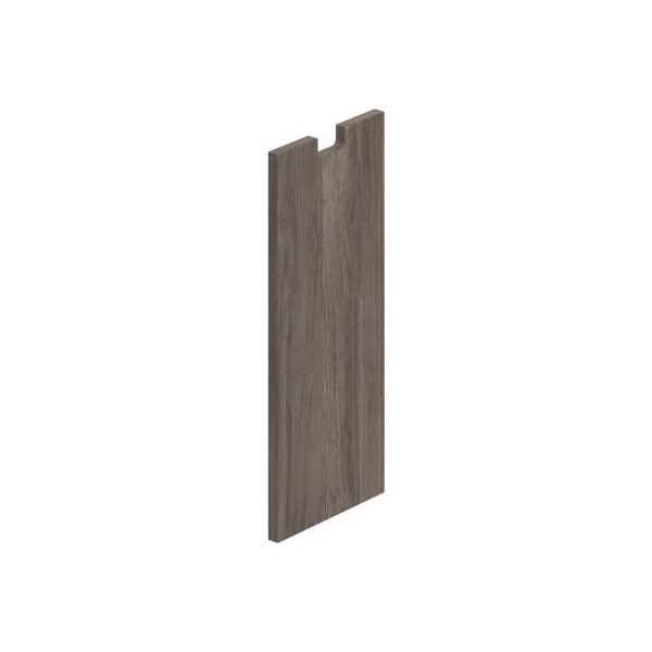 Gec Offices To Go Half End Panel, 12"W x 1"D x 28"H, Artisan Gray - SL12G-AGL