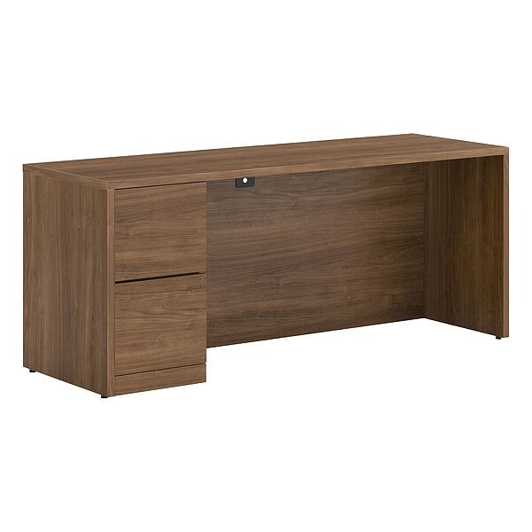 Hon Single Pedestal Desk, 24 in D X 29 1/2 in H, 72 in W X - H105904L.PINCPINC