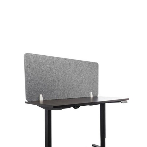 Gn1 GN1 LUDS55241G Desk Divider Privacy Panel Sound Reducing Office Partition; Gray - 24 x 55 in. - LUDS55241G
