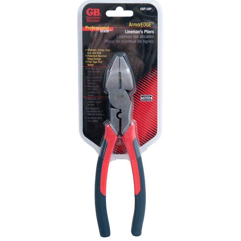 Gardner Bender 9 in. Lineman's Pliers with Hammer Head - GBP-59P
