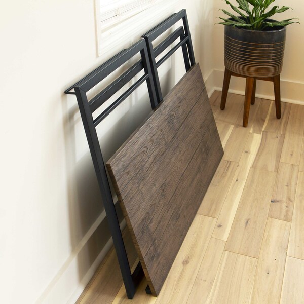 Flash Furniture Rustic Home Office Folding Computer Desk, 40" - JB-YJ354F-GG