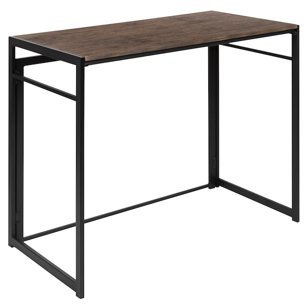 Flash Furniture Rustic Home Office Folding Computer Desk, 40" - JB-YJ354F-GG