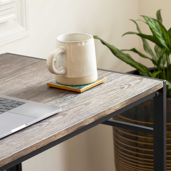 Flash Furniture Rustic Home Office Folding Computer Desk, 40" - JB-YJ354F-GG